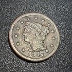 1847 Large Cent - Fine - C22