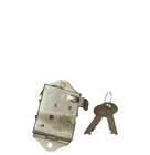 Antique Cabinet drawer chest Lock With Key     Vintage Lock For Restoration 49 