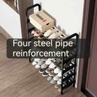 Large Shoe Rack Organizer Storage Pairs Shoes Shelves Space 8 Tier 32 Pairs