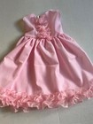 Doll Clothes Pink  Long  Fancy Lace  Dress  Homemade  Fits American  Girl   18 