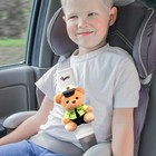 For Auto Cartoon Car Seat Belt Covers Cute Plush Bear Seatbelt Cushion Kindness