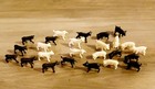 Vintage Marx Lot Of Farm Animals  Horses  Cows  Pigs  Etc  No Poultry