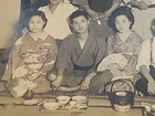 Sino- Japanese ww2 Era Group Photo Of Handsome  beautiful Young Men   Women 4x6