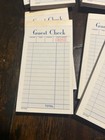 Vintage Guest Check Carbon Copy Order Pads Nos Restaurant Ephemera Lot Of 10