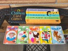 Vintage Whitman 1957 5 Children s Card Games Old Maid Rummy Hearts Crazy Eights
