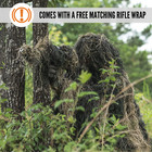Arcturus Warrior Ghillie Suit   Woodland   4-piece Hunting Camo Suit
