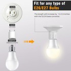 Gu24 To E27  e26 Screw Led Light Lamp Bulb Base Adapter Socket Converter Adaptor