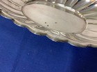 Reed   Barton Holiday Silver-plate Oval Scalloped Serving Tray