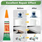 Wousedo Super Glue Clear - Fast Drying - 12 X 3g - Fast Drying