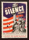 Travelstamps  Us Wwi Cinderella Poster Stamp    join The Silence Squad    No Gum