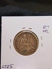 Love Token E   1854 Seated Quarter Lt25