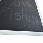 Vintage 90s Advertising Red   White Coca Cola 1991 Menu Metal Board Chalkboard