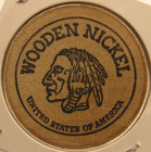 Vintage Belvidere Coin Belvidere  Il Wooden Nickel -  1 Token Illinois