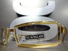 Men s Contemporary Modern Style Clear Lens Eye Glasses Gold Metal Fashion Frame