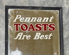 Vintage Advertising Thermometer Mirror Toasties Butter Crackers Pennant Toasts