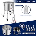 Stainless Steel 200 000 Btu  Single Propane Burner For Outdoor Cooking Gas Stove