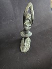Vintage Micheal Ricker Pewter Female Ice Skater Figure 5 75  1982 Signed