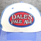 Dales Pale Ale Hat Cap Blue White Strap Back Trucker Beer Brew Pub Drink Mens