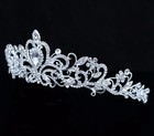 Vintage Loyal Austrian Rhinestone Tiara Crown Princess Bridal Wedding Prom T6s
