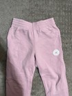 Converse Pants Joggers Girls Youth Medium Sweats Pink Graphics