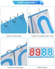 Scoreboard Score Keeper Flip Flipper  Waterproof Plastic Cards  Premium Manua   