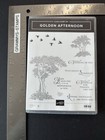 Stampin Up Golden Afternoon Set Of 9 Tree Birds Cling Rubber Stamps 148772