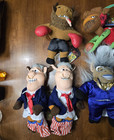 Vintage 90s Meanies Plush Lot Of 11 Infamous Meanies Beanie Toys With Tags 1998