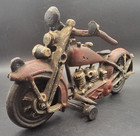 Vintage Cast Iron  Motorcycle