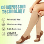 1-10 Pairs Copper Compression Socks Graduated Support 20-30mmhg Men Women S-xxl