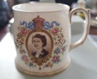 1953 Coronation Of Hm  Queen Elizabeth Ii Commemorative Cup Mug Roslyn  China 