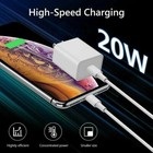    20w Usb-c Fast Charger Pd Adapter Cable For Iphone 14 13 12 11 Xr X Pro Ipad Se