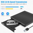 External Usb 3 0 Dvd Rw Cd Writer Drive Burner Reader Player For Laptop Dell Hp