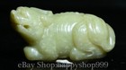 2 6  Chinese Dynasty Old Jade Carving Pixiu Beast Statue Amulet Pendant