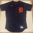 Nike Detroit Tigers Authentic Game Used Team Issued Jersey 46 Mlb