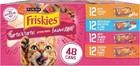 2pk Purina Friskies Surfin      Turfin    Wet Cat Food Variety Pack  5 5 Oz 48 Cans