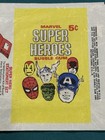 Original 1966 Donruss Marvel Super Heroes 5 Cent Wax Pack Wrapper