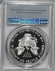 2017 W  american Silver Eagle  Coin 1 Dollar 0 999 Silver - Pcgs Pr70dcam