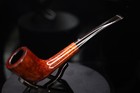 Honey Swete Estate Pipe Briar Algerian Zulu Shape Warm Stain Horizontal Grain