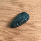 Ancient Pre Columbian Blue Green Jade Pendant Bead Combine Shipping  13
