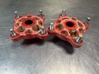2004-2007 Polaris Predator 500 Oem Rear Back Left Right Wheel Hub Hubs Red