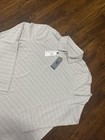 Nwt Southern Tide To The Trail Micro Stripe Performance Zip Grey Men   s M  A9