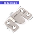 8pcs Flush Mount Bracket  Stainless Steel Interlock Hanging Buckle  Interlocking