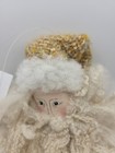 Handwoven Santa Ornament Primitive  New With Tags