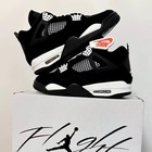 Jordan Air Jordan 4 Retro  white Thunder  Men s Mid-top Basketball Shoes Us 7-12