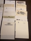 Letterhead 20 Sheets Of Sampler V18 Vintage Stationery Unused Lot