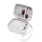 Hard Case Compatible With Jbl Go 4   Go 5   Go 3 Ultra Speaker White
