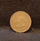 1936 British Honduras  belize  5 Cents  60 000 Minted  Decent Grade Km-16  bh12 