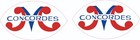 Concordes Full Size Football Helmet Decals