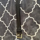 Coach Vintage Black Leather Belt With Brass Buckle Women s Size Small 7600