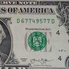 Ink Well Contamination Error 2013  1 One Dollar Bill